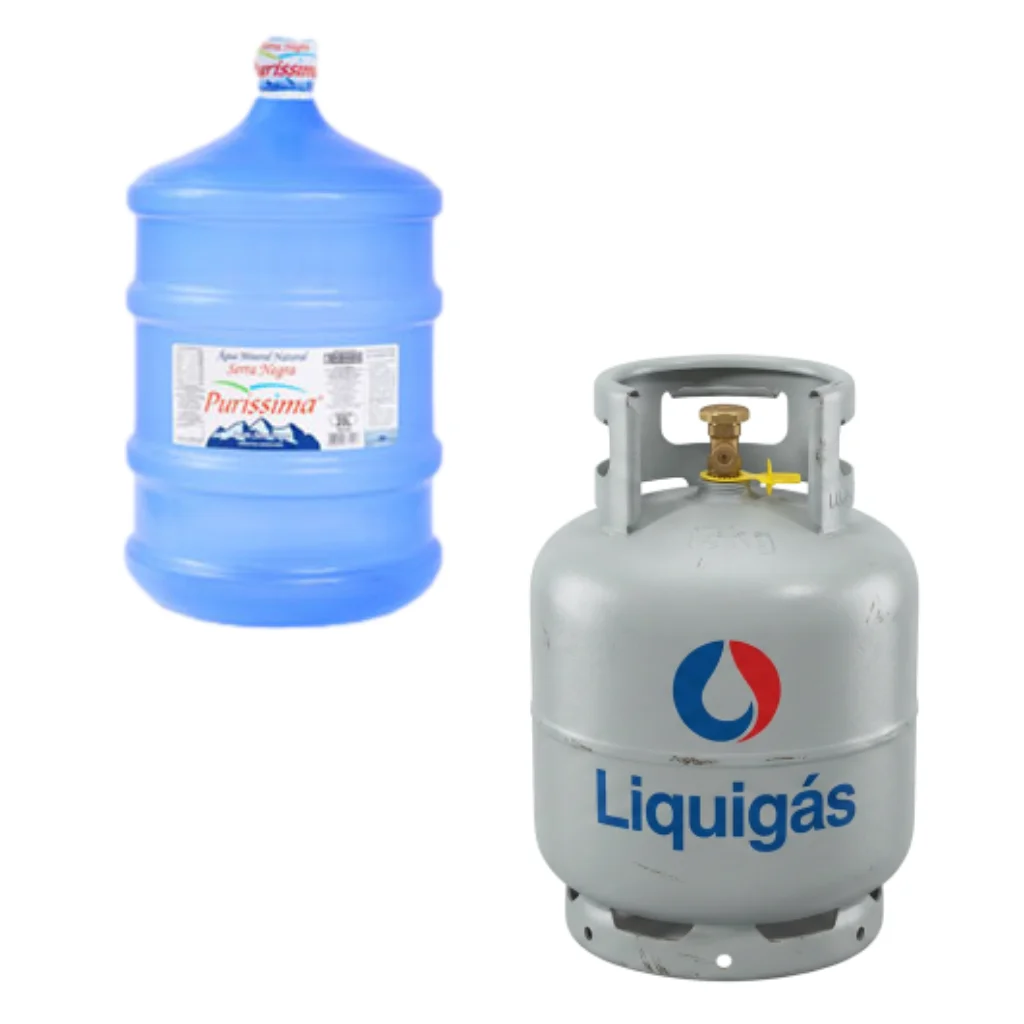 Gás Liquigás + Água Puríssima